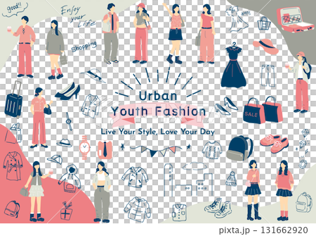 Stylish young people Stylish young people 131662920