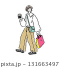 大人可愛いおしゃれな女性／カラー 131663497