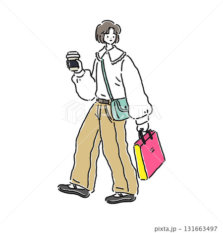 大人可愛いおしゃれな女性/カラー 大人可愛いおしゃれな女性/カラー 131663497