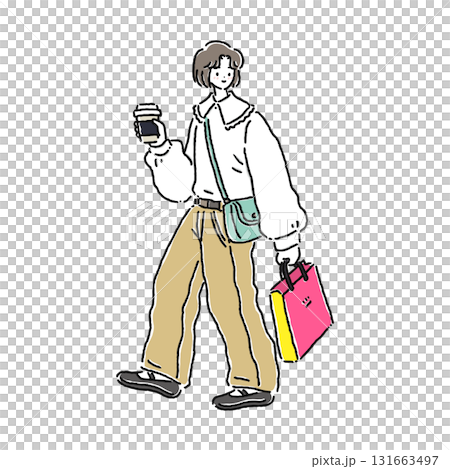 大人可愛いおしゃれな女性/カラー 大人可愛いおしゃれな女性/カラー 131663497