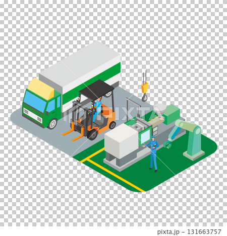 Factories and shipping yards 131663757