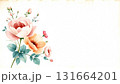 Delicate flowers in nude tones on a light background 131664201