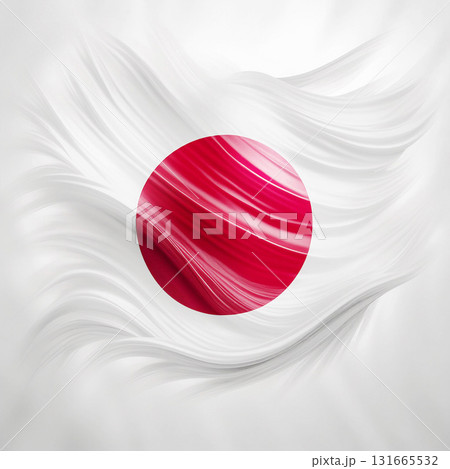 日本国旗,日の丸,Generative AI AI画像 131665532
