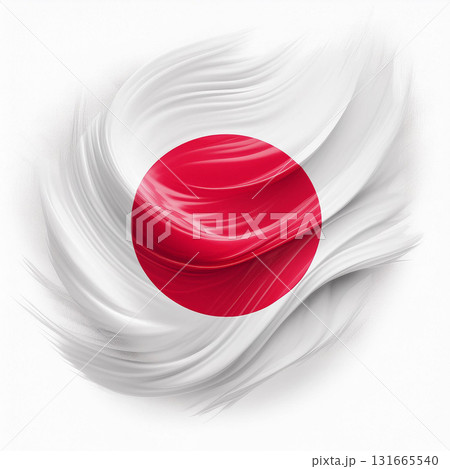 日本国旗,日の丸,Generative AI AI画像 131665540