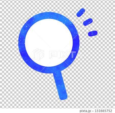 Blue starry sky | Magnifying glass icon Blue starry sky | Magnifying glass icon 131665752