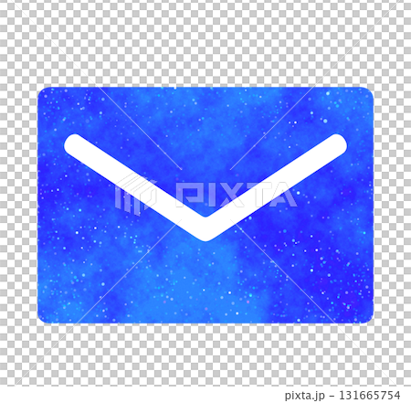 Blue starry sky | Email icon 131665754