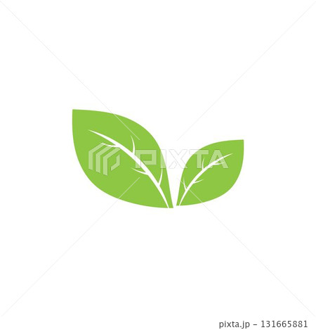 Logos of green Tree leaf ecology nature element vector 131665881
