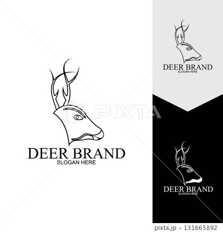 Deer vector icon illustration design 131665892