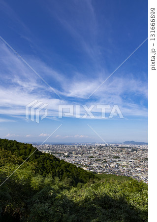 福岡市油山展望台から見た福岡市街 131666899