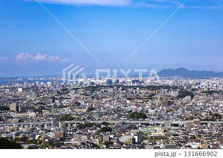福岡市油山展望台から見た福岡市街 福岡市油山展望台から見た福岡市街 131666902