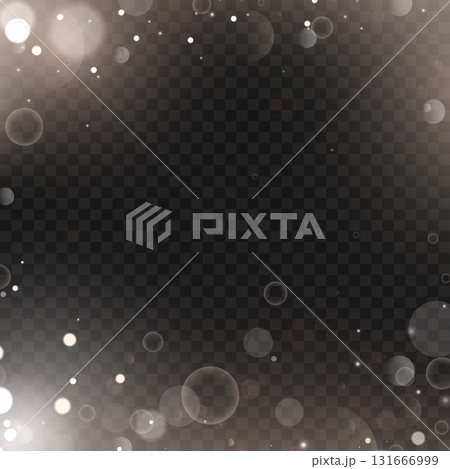 Elegant sparkling white and silver bokeh lights frame overlay. Vector Elegant sparkling white and silver bokeh lights frame overlay. Vector 131666999