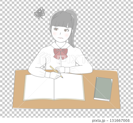 Girls studying 131667008