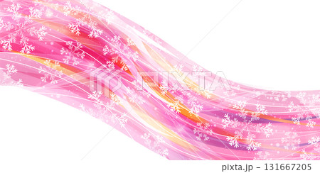 雪　クリスマス　冬　光　背景 131667205