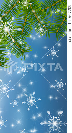 雪　クリスマス　冬　光　背景 131667209