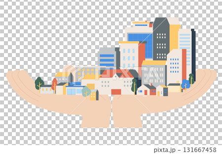 城市景觀在你的手掌中展開 131667458