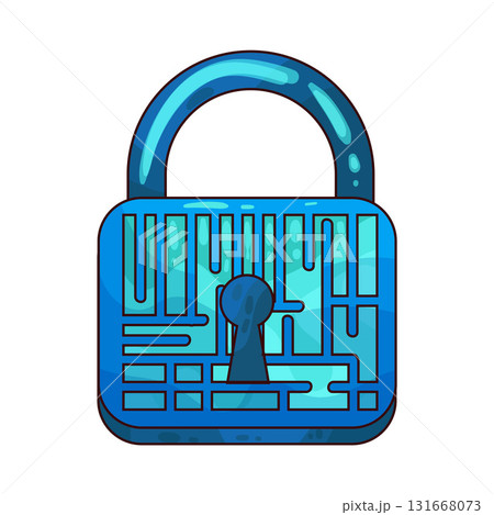 illustration of Digital Lock illustration of Digital Lock 131668073