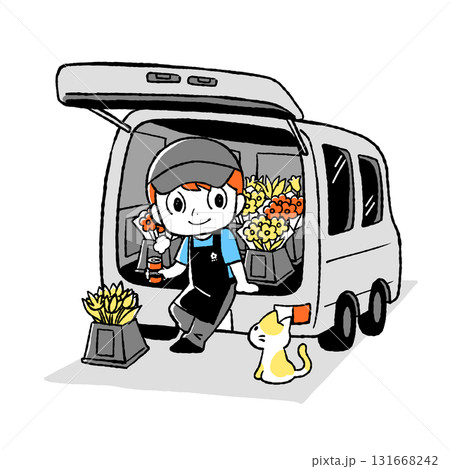 仕事中の一息_花屋 仕事中の一息_花屋 131668242