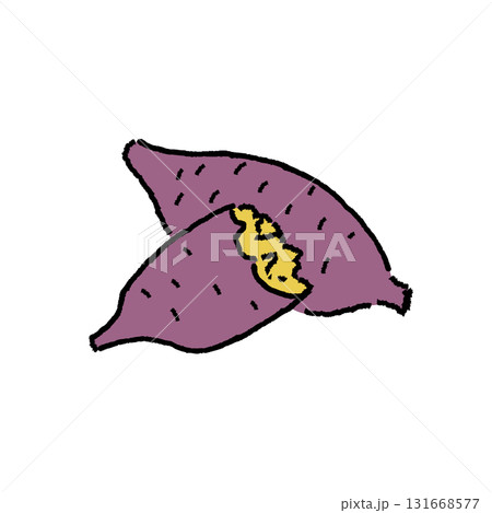 さつまいものイラスト（カラー） 131668577