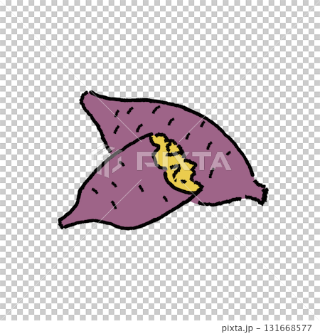 さつまいものイラスト（カラー） 131668577