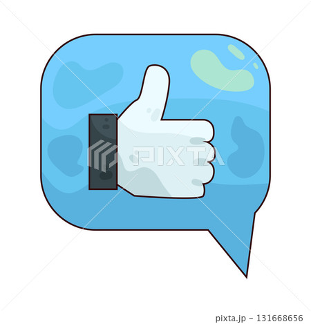 illustration of Thumbs Up illustration of Thumbs Up 131668656
