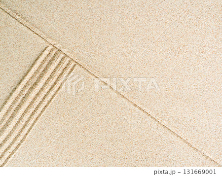 Zen Garden Sand White Background Japanese Balance Meditation Relax Buddhism Spirituality, Pattern Line Wave Mandala Mockup Spa Vacation Yoga Lifestyle Natural Summer, Texture Desert Coast Sea. Zen Garden Sand White Background Japanese Balance Meditation Relax Buddhism Spirituality, Pattern Line Wave Mandala Mockup Spa Vacation Yoga Lifestyle Natural Summer, Texture Desert Coast Sea. 131669001