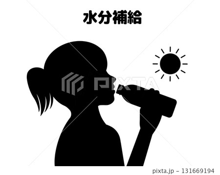 水分補給 131669194