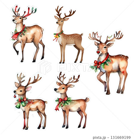 クリスマス用ステッカーセット 131669199