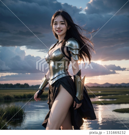 戦士コスプレ　雷　風に揺れる笑顔！！ 131669232