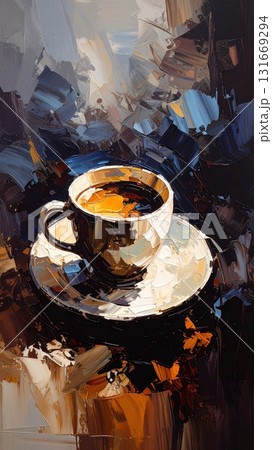 コーヒーのある風景 131669294