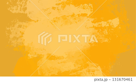 Orange watercolor background with copy space. vector 131670461