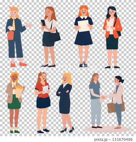 女性ポーズ集 131670486