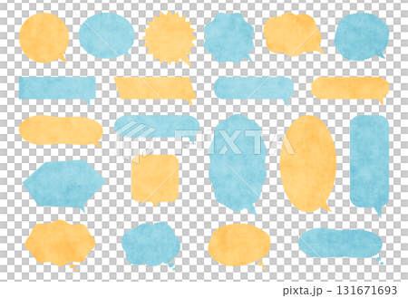 蓬鬆的水彩語音泡棉集 蓬鬆的水彩語音泡棉集 131671693