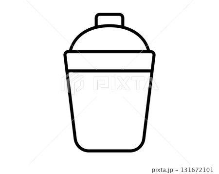 シェーカーのアイコン　モノトーン 131672101