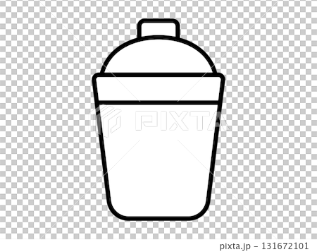 シェーカーのアイコン　モノトーン 131672101