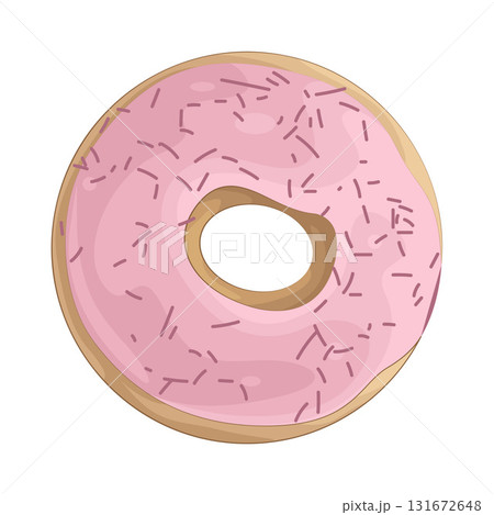 Illustration of donut  131672648