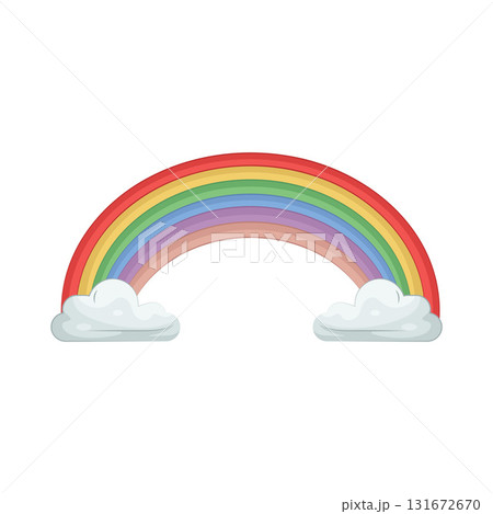 Illustration of rainbow 131672670