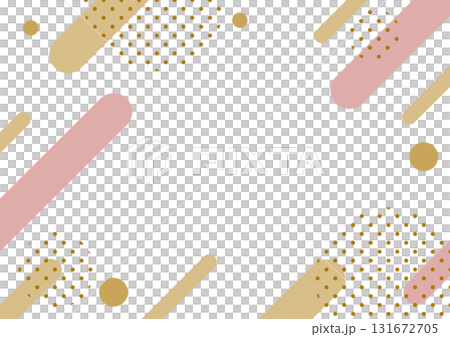 A pop background with scattered gold and pink rounded shapes A pop background with scattered gold and pink rounded shapes 131672705