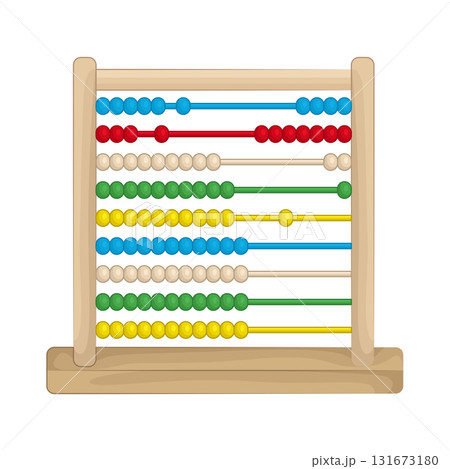 Illustration of abacus 131673180