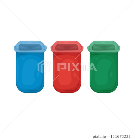 Illustration of trash bin  131673222