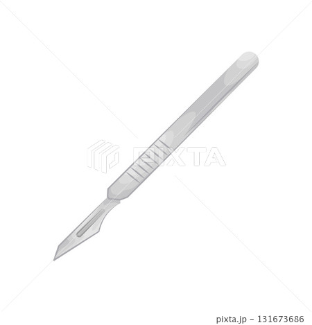 Illustration of scalpel  131673686