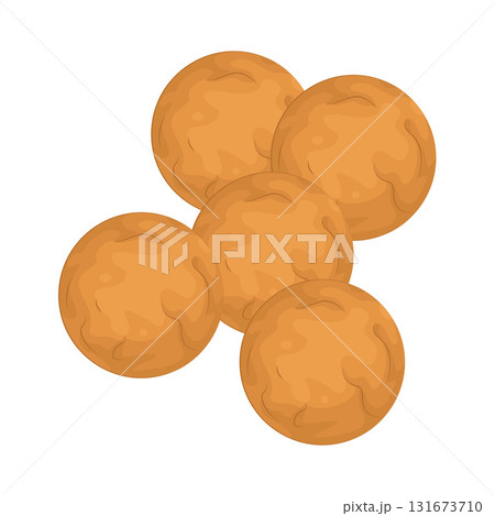 Illustration of meatballs  131673710
