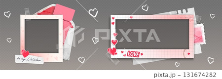 Social media frame templates with love theme Social media frame templates with love theme 131674282