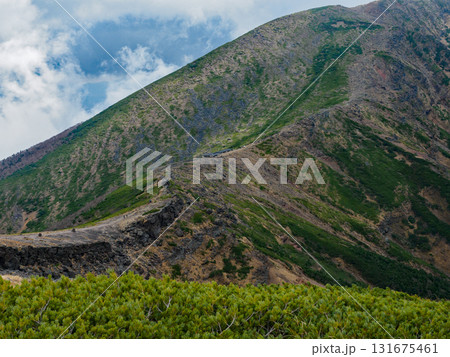 硫黄岳への稜線 硫黄岳への稜線 131675461