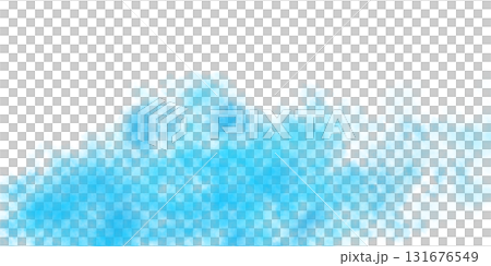 Light blue smoke cloud on transparent background with soft misty texture for abstract and atmospheric visuals Light blue smoke cloud on transparent background with soft misty texture for abstract and atmospheric visuals 131676549