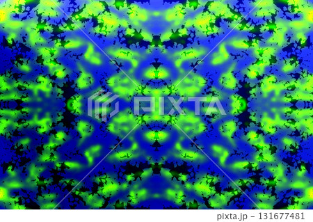 Abstract green blue symmetry for decoration Abstract green blue symmetry for decoration 131677481