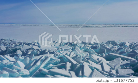 Ice ridges on Lake Baikal 131677752