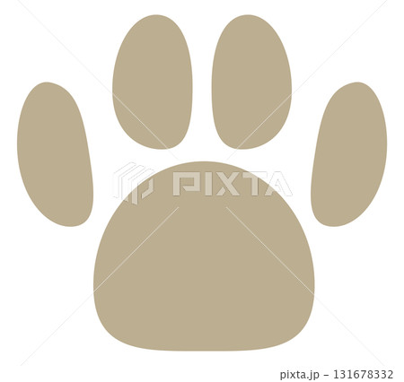 肉球のアイコンイラスト 131678332