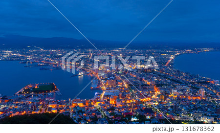 日本三大夜景・函館山から望む夜景 131678362
