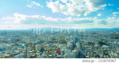 東京都市風景・秋の世田谷住宅街 東京都市風景・秋の世田谷住宅街 131678367