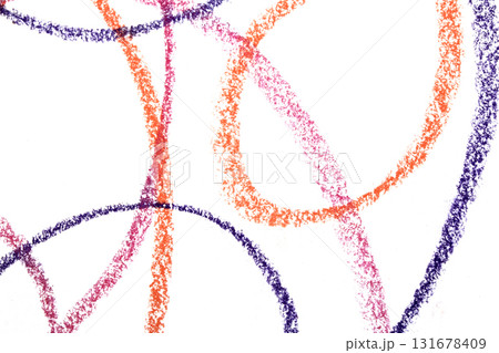 Swirly colour crayon pastel child like lines creative abstract background Swirly colour crayon pastel child like lines creative abstract background 131678409
